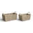 Irving Chanson 2 Piece Rattan Basket Set