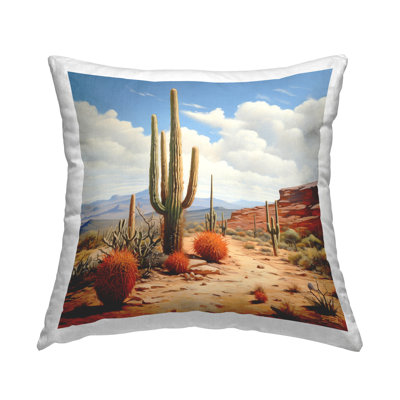 Coussin Cactus Plants Landscape