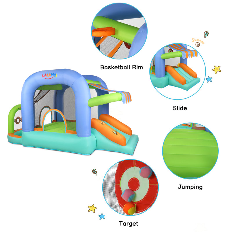 Jeu gonflable 6,56 pi x 13,45 pi avec soufflerie d'air