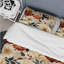 Automne Boho Chic Poppy Blooms - Ensemble de housse de couette floral - Microfibre de polyester-974835121