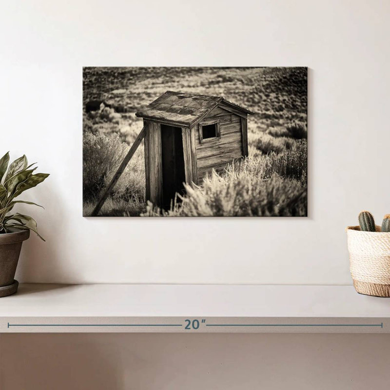 Lilie Ghost Town Outhouse I, H 8 po x l 12 po