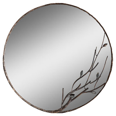 Twig Flat Metal Wall Mirror