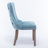Velvet Tufted Wingback Dining Chairs with Nailhead Trim Upholstered Solid Wood Chairs for Kitchen, Bedroom, or Dining Room-897823558-897823562
