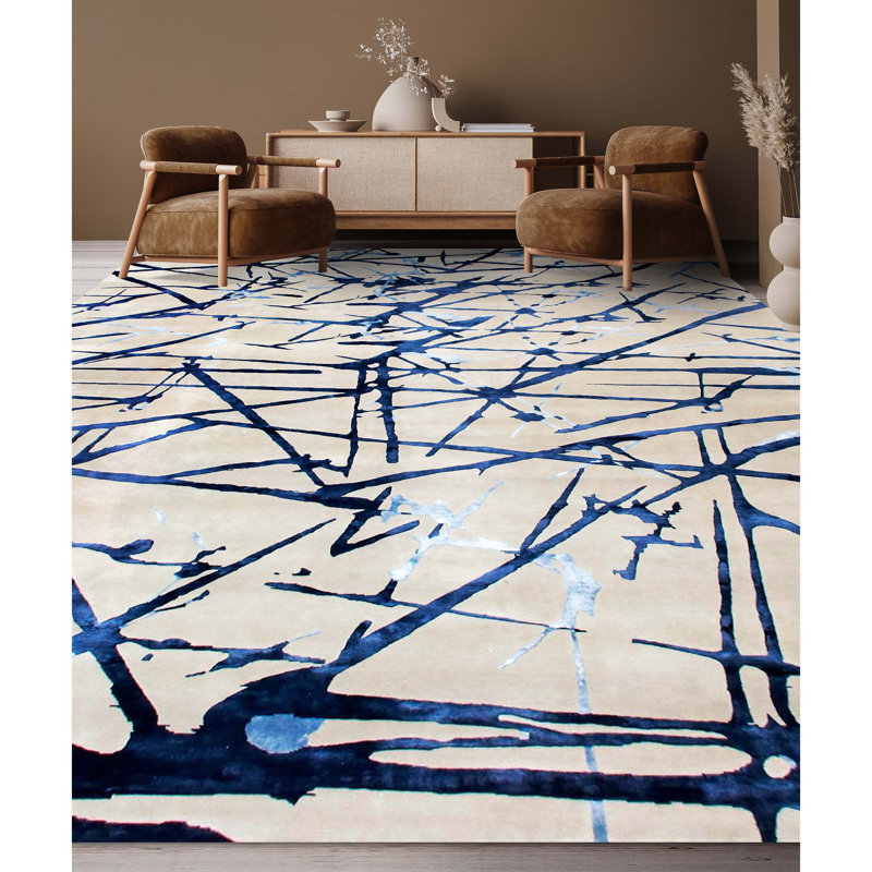 Abstract Area Rug, Rectangle 8' x 10'