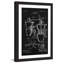 « coffee mill 1905 black paper » par steve king, reproduction d’art encadrée-56700762