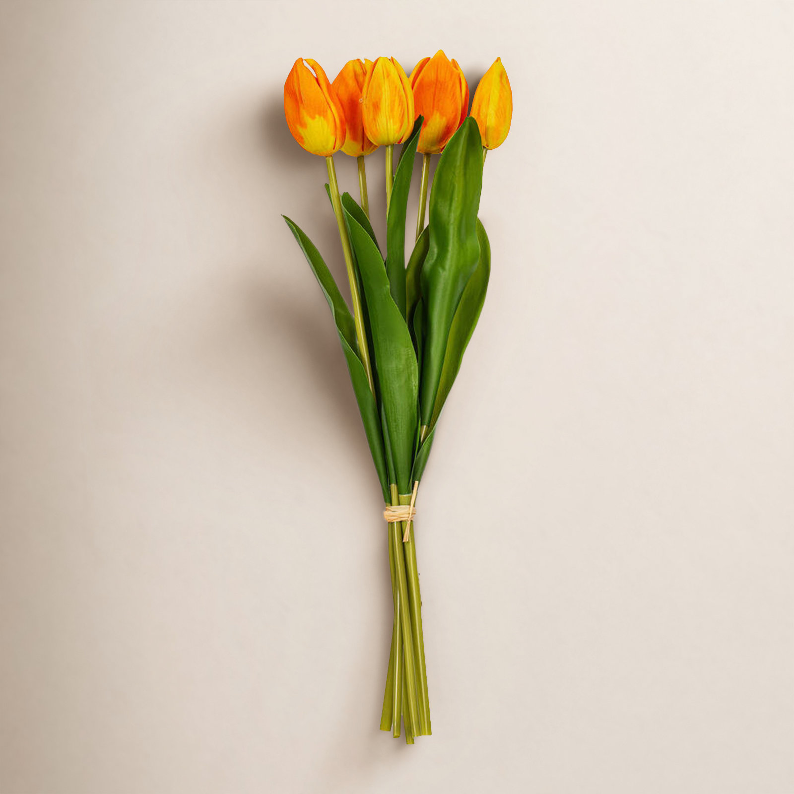 Jasiah Tulip Floral Stems, Orange