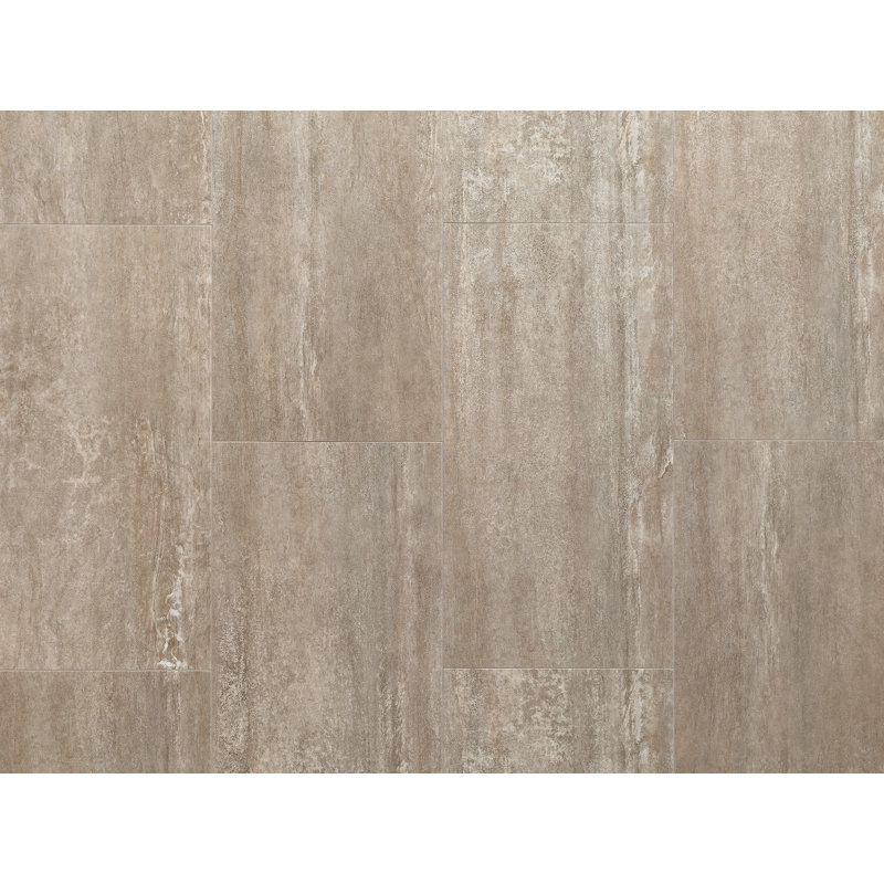 Stone Composite 12" W x 23.15" L x 9.5mm Luxury Vinyl Tile - 400sq.Ft., Sandstone