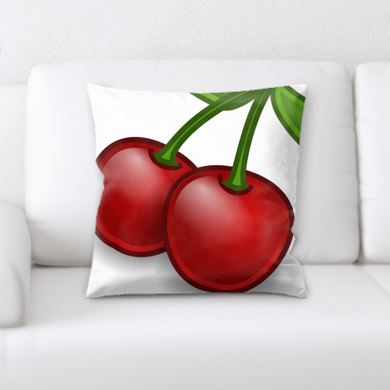 Coussin cerise
