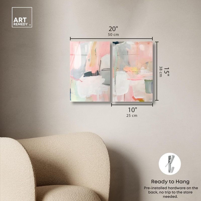 Oasis Minimalist Room Art , H 15 po x l 20 po