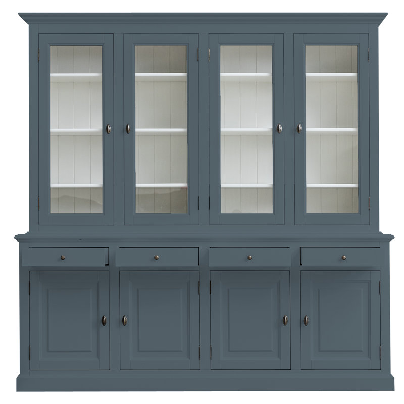 Babak Display Cabinet, Blue Grey