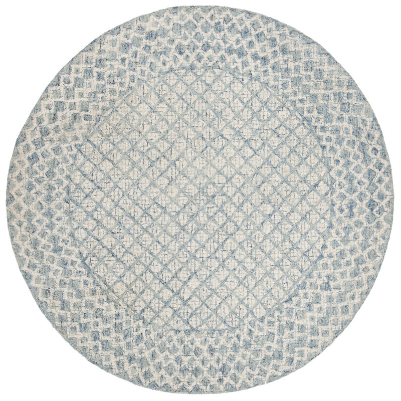 Costin Hand Tufted Wool Rug, Round 6'