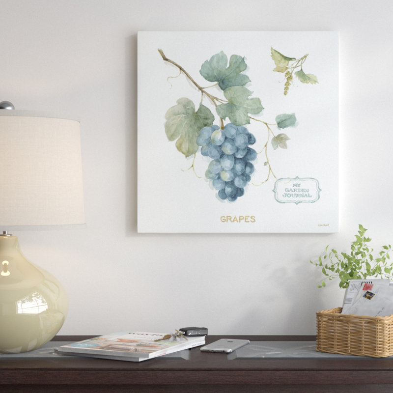 «My Greenhouse Fruit III» par Lisa Audit - reproduction sur toile, Toile avec cadre, blanc, H 12 po x l 12 po x P 1,5 po