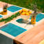 Polyester Abstract Rectangle Placemat