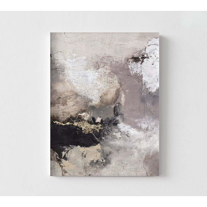 «Pure By Design Fabrikken», reproduction abstraite de la chambre principale, reproduction d'art encadrée très grande