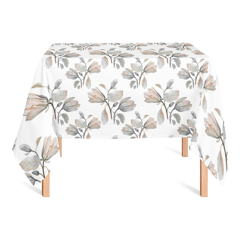 Nappe Watercolor Floral Blossoms, gris