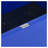 Collapsible Bulk Container with Casters, Solid Wall HDPE Storage Bin, 600 lbs Capacity, Blue