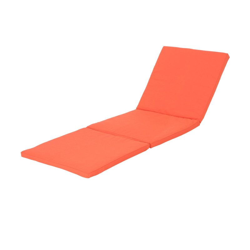Outdoor Cushion In Vivacious Orange - Fade And Water , Rectangular Comfortable, Waterproof,