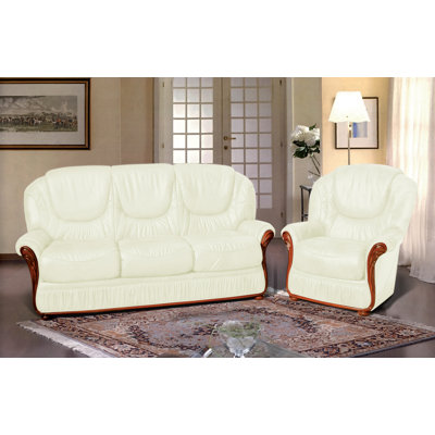 Kinzer 2 - Piece Faux Leather Living Room Set