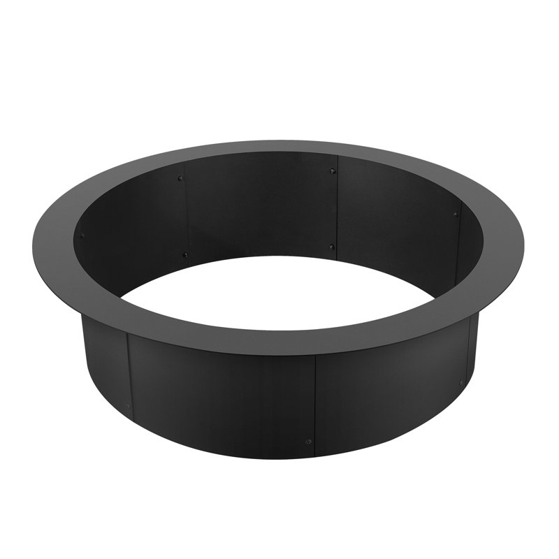 Round Smokeless Outdoor Fireplace, 31.9cm H x 43cm W x 17.5cm D
