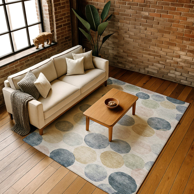 Premium Machine Washable Jakiyra AMF1898 Geometric Rug, Rectangle 8' x 10'