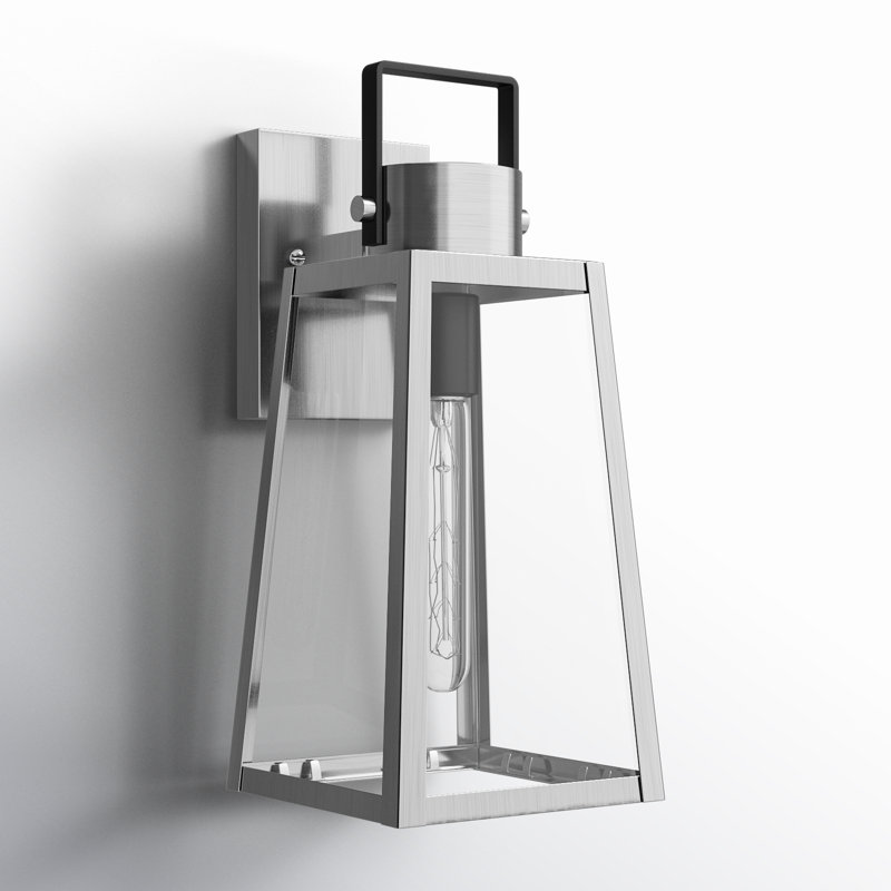 Kiwa Aluminum Wall Light, Gray, 15.2" H x 7" W x 8.5" D