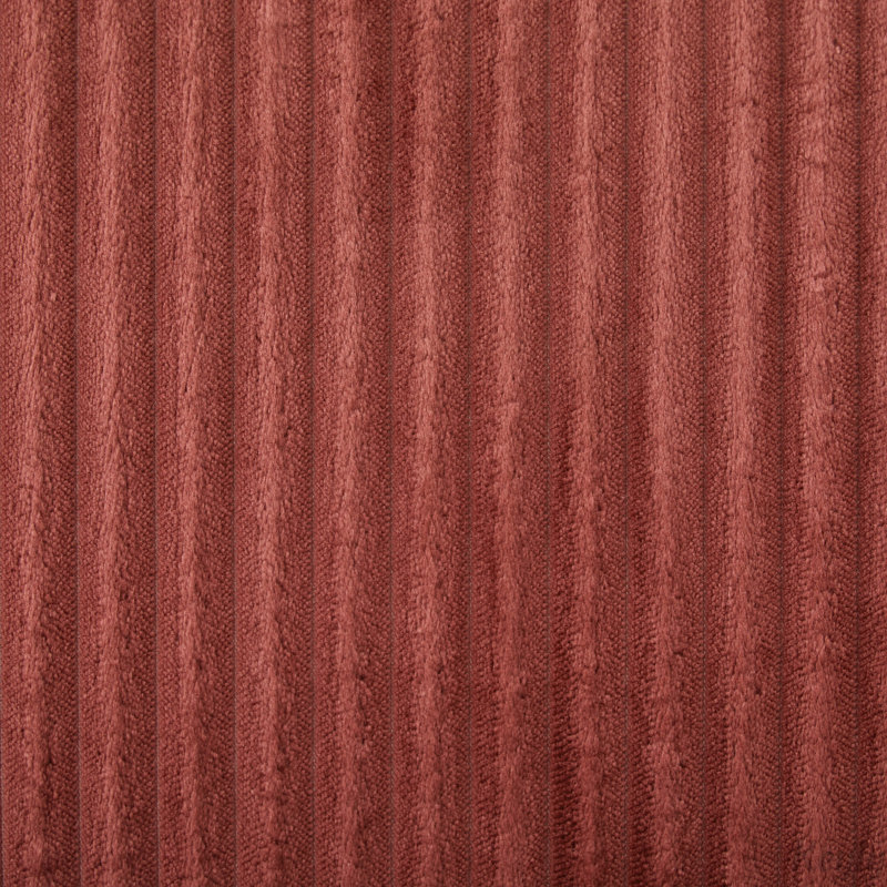 Canapé modulaire avec velours côtelé et sans assemblage, Velours côtelé rouge, L 98 po