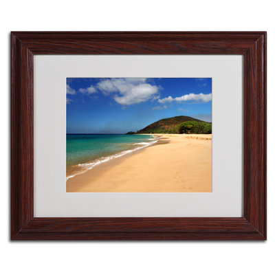 « makena hawaii » par pierre leclerc,, reproduction de photo encadrée
