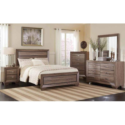 Larabee Solid Wood Piece Bedroom Set