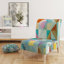 Fauteuil de chambre rembourré Modern Patchwork-135417453
