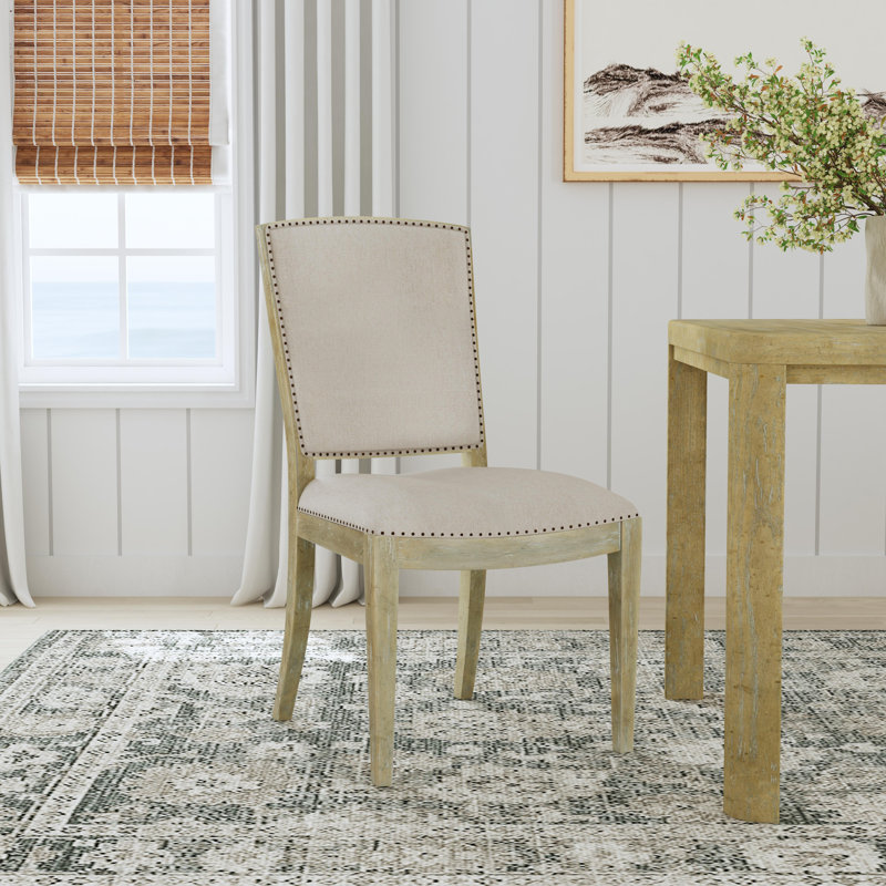 Sundance Carved Back Side Chair, Natural
