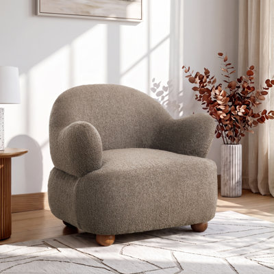 31.5" W Chenille Accent Chair