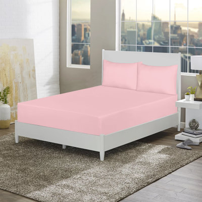 Microfiber Brushed 40cm Deep Fitted Sheet