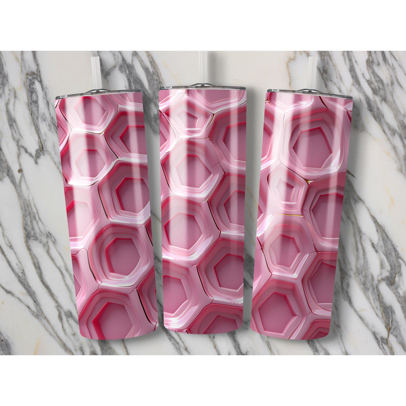 Choose Handmade Tumblers 591ml Vacuum Insulated Stainless Steel (18/8) Travel Tumbler with Straw
