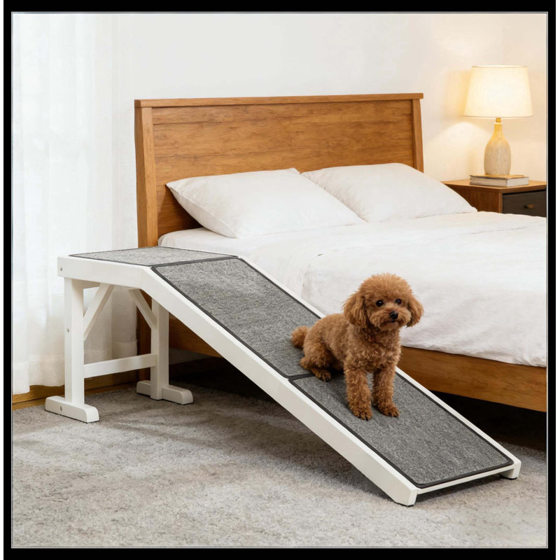 Rampe pratique pour animaux de compagnie, rampe pour chien, 25" H x 74" W x 16" D