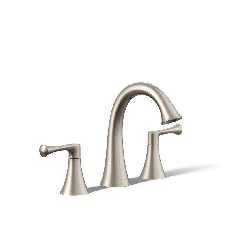 Robinet de lavabo de salle de bain Buckley, 1,2 gallon par minute, Nickel brossé, 1,2 gallon par minute