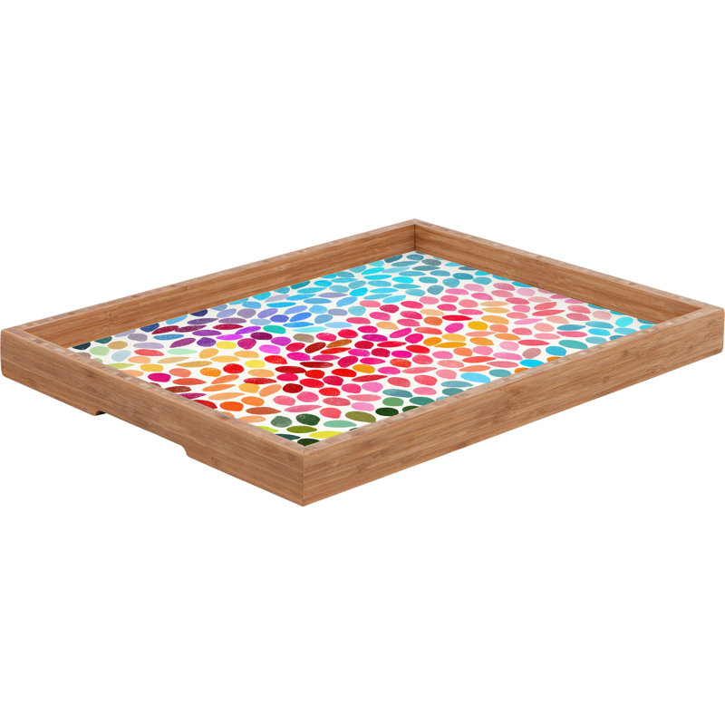 Northboro Bamboo Tray, 1.75" H x 18" W x 14" D