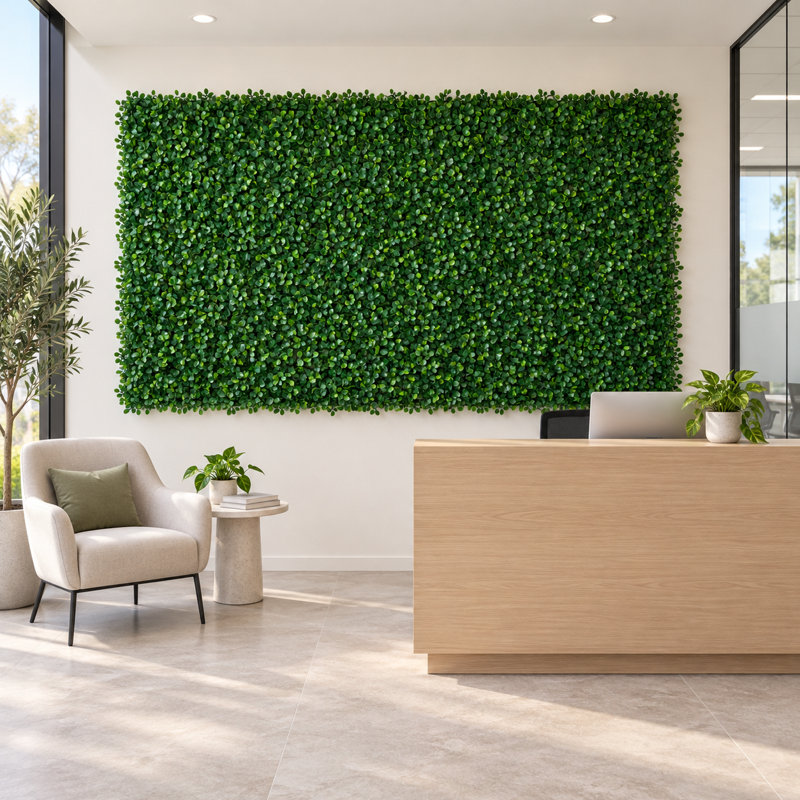 20 " H Faux Boxwood Hedge, Ensemble 24 pièces