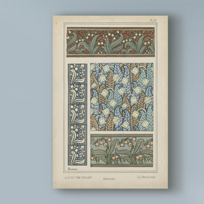 « nouveau floral design iv », reproduction d’impression sur toile tendue