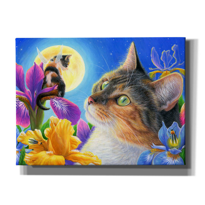 «Magic in the Moonlight» par Bridget Voth, art sur toile, H 12 po x l 16 po x P 0,75 po