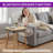 Modern Mart End Table With Bluetooth Speaker, Wireless Charge, 20"L×18"×20"H