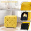 Repose-pieds de maquillage en velours Modern-1162810796