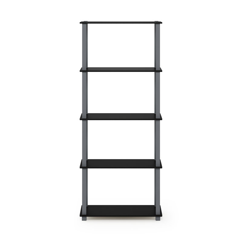 Maxine 59.9cm W Manufactured Wood Shelving Unit, Black/Grey