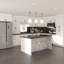 Armoire de cuisine murale Furinno Shaker, prête à assembler, P 12 po x l 9 po x H 30 po, blanc