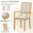 9 Pieces Rustic Extendable Dining Table Set-1984209072-1984209075