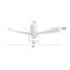 52 po Ventilateur de plafond encastré 3 pales ABS sans lumière-30742935-30742920
