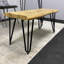 Dining Table(75cm) with 2 Grey Velvet Chairs and 1 Bench Set-1420131244