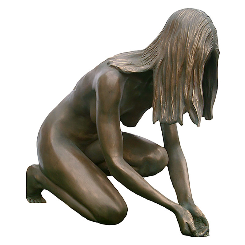 Statue de jardin dame du lac, Bronze