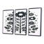 Ensemble de salon Tova - Modern Floral Wall Art-108463757-108463755