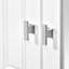 Armoire murale de salle de bain avec miroir et 4 tablettes-772721890