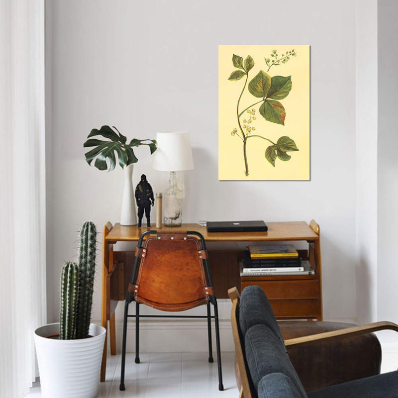 «Poison Ivy and Poison Oak», reproduction sur toile, H 18 po x l 12 po x P 1,5 po, Toile tendue, Pas de tapis